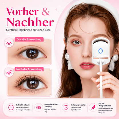 Elektrische, beheizte Wimpernzange