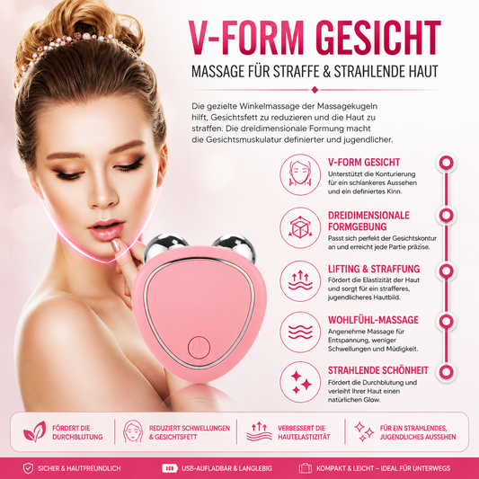 Gesichtsroller mit Mikrostromfunktion