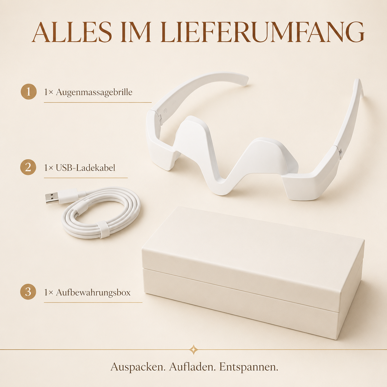 Intelligentes Augenmassagegerät