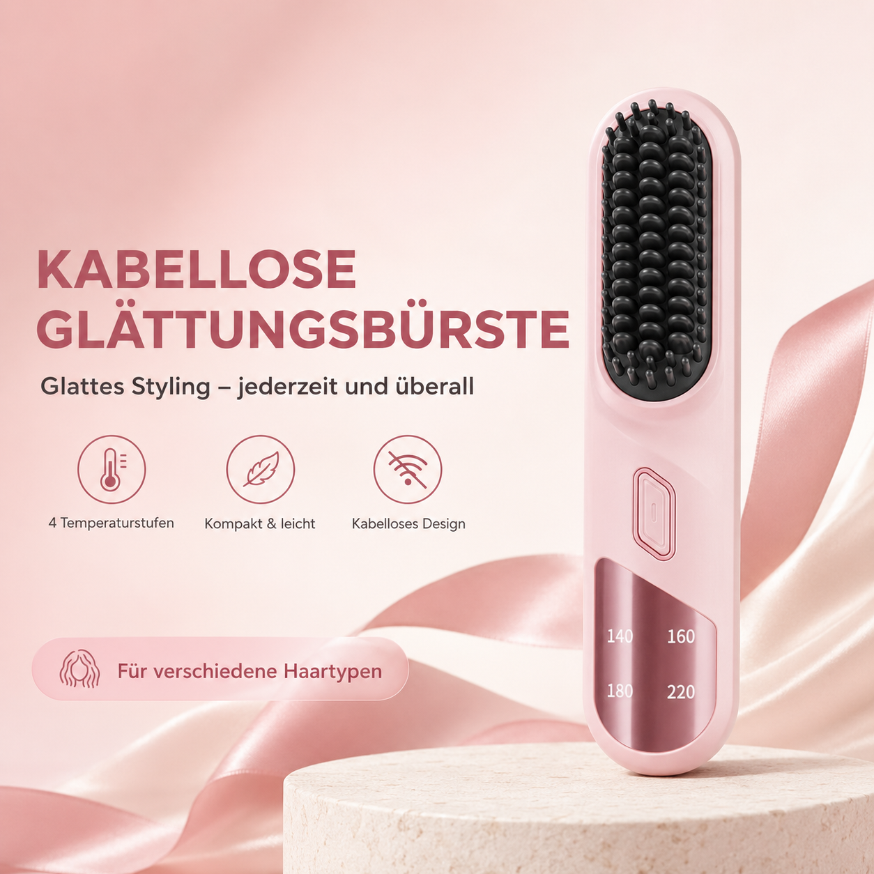 Kabellose Haarbürste