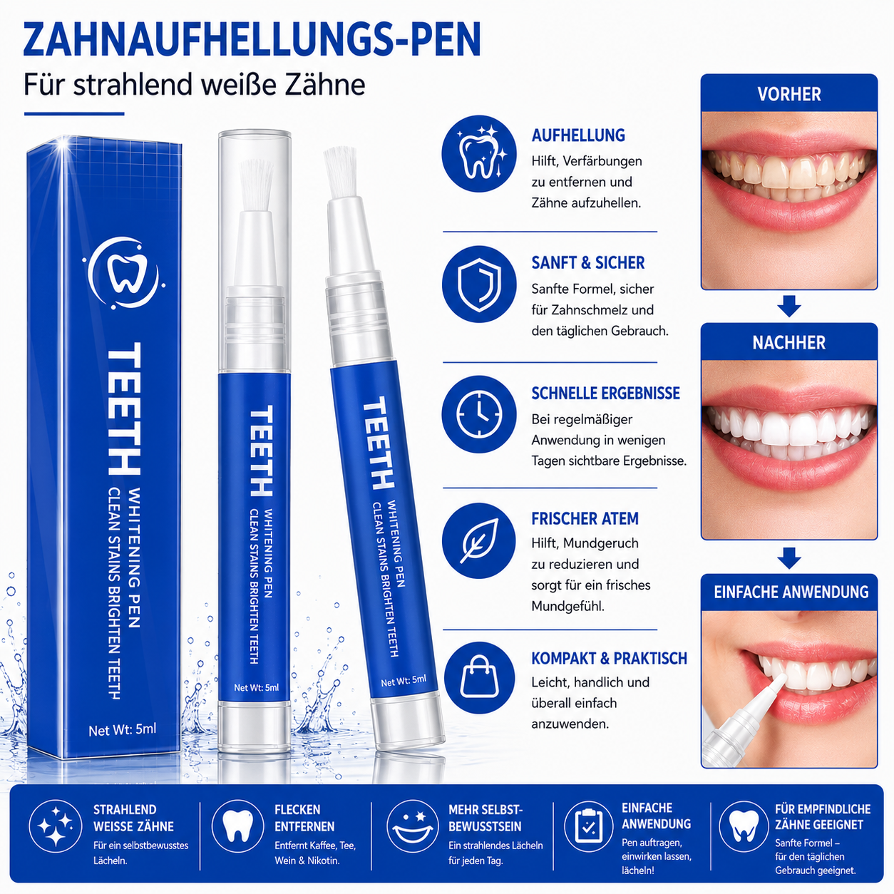 Zahnschmelz Aufhellu

