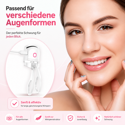 Elektrische, beheizte Wimpernzange