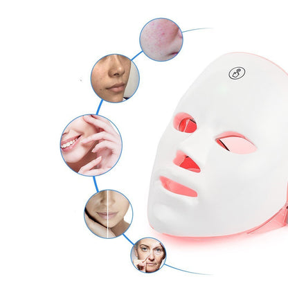 Bunte Gesichtsmaske zur Hautverjüngung