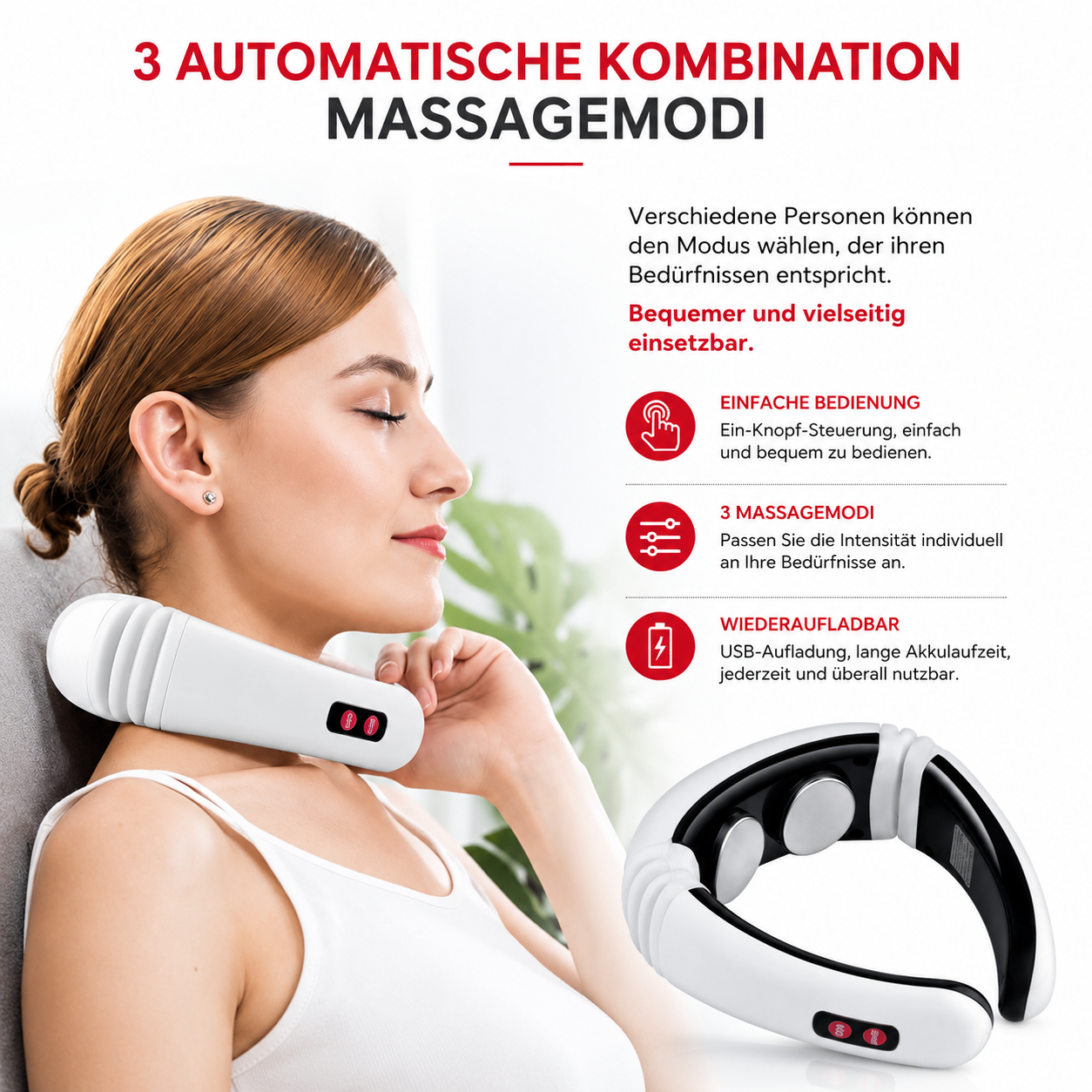 Elektrisches Nackenmassagegerät