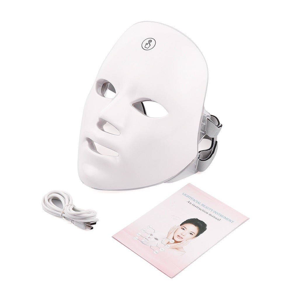 Bunte Gesichtsmaske zur Hautverjüngung